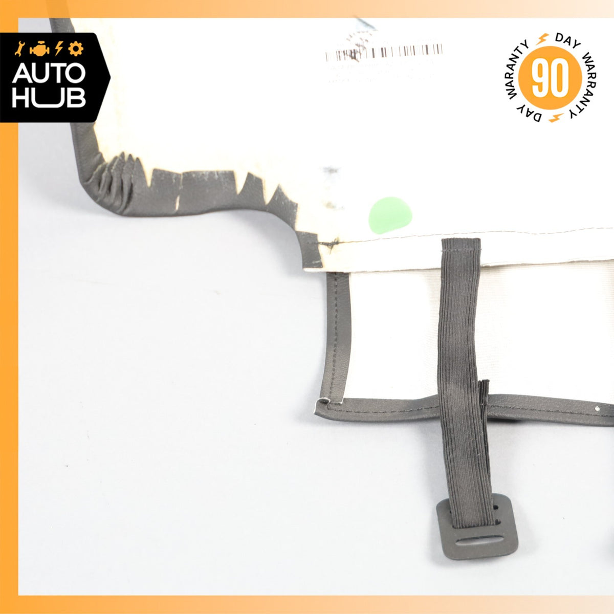 14-22 Maserati Ghibli M157 Front Left Side Seat Back Cover Black OEM - photo 11