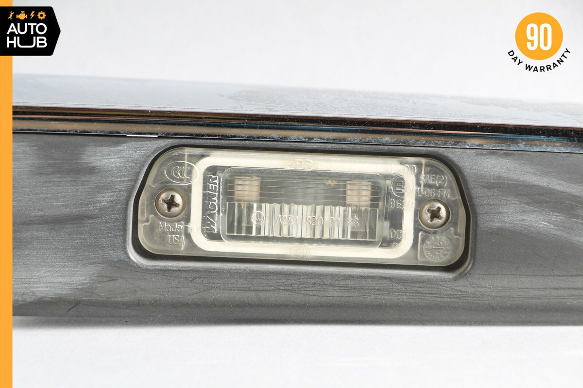 06-13 Mercedes W251 R350 R500 Rear Trunk Tailgate Handle Trim Cover Chrome OEM - photo 4