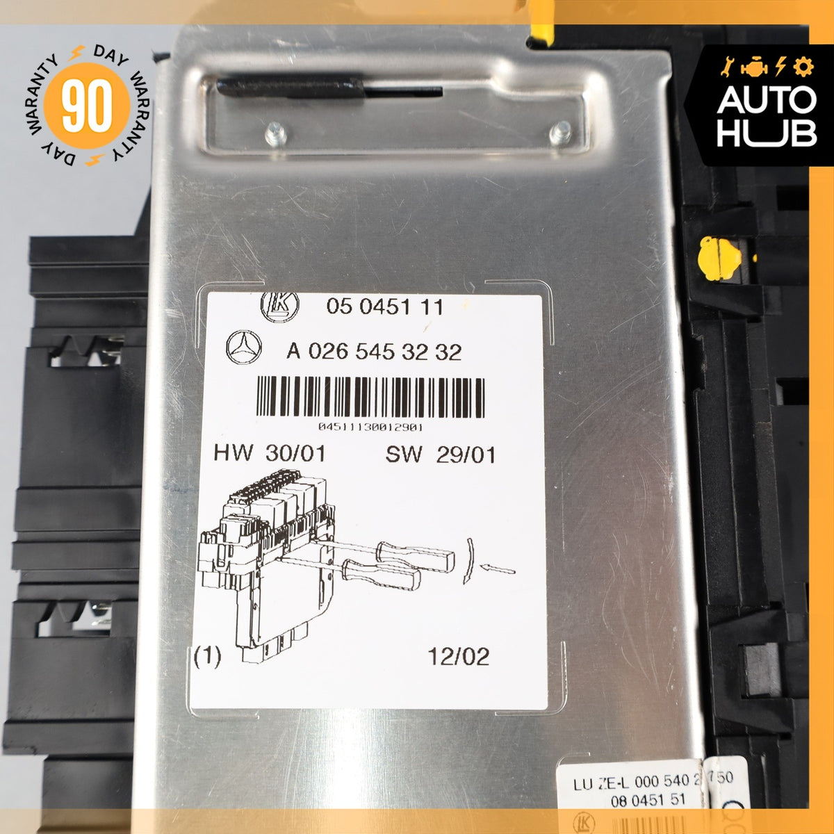 03-12 Mercedes R230 SL500 SL55 AMG Front Left SAM Fuse Box Control Module OEM - photo 14