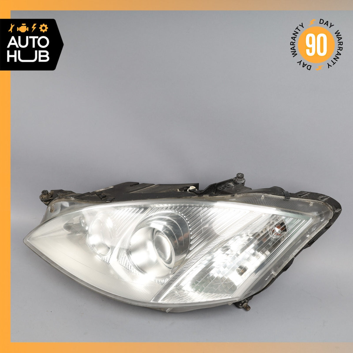 07-09 Mercedes W221 S550 S63 AMG Left Headlight Lamp Bi Xenon w/Night Vision OEM - photo 2
