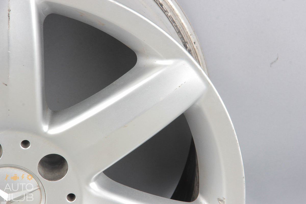 Mercedes R230 SL500 SL600 8.5 X R17 17" Wheel Rim Silver 2304010902 OEM - photo 8