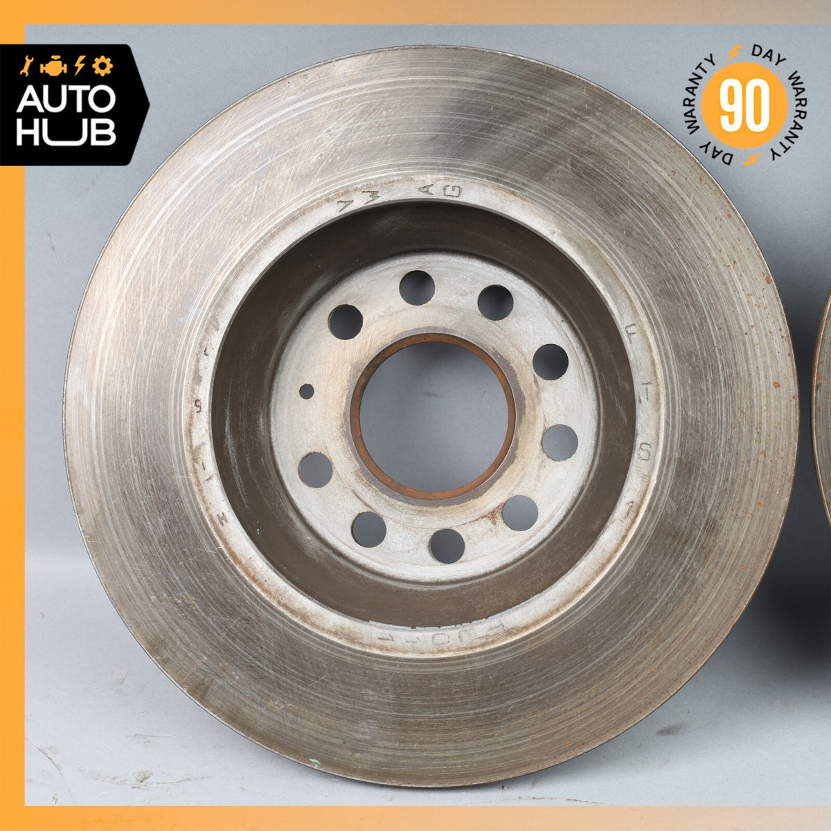 Audi TT Rear Brake Rotors Disc Left and Right Set OEM 54k - photo 11