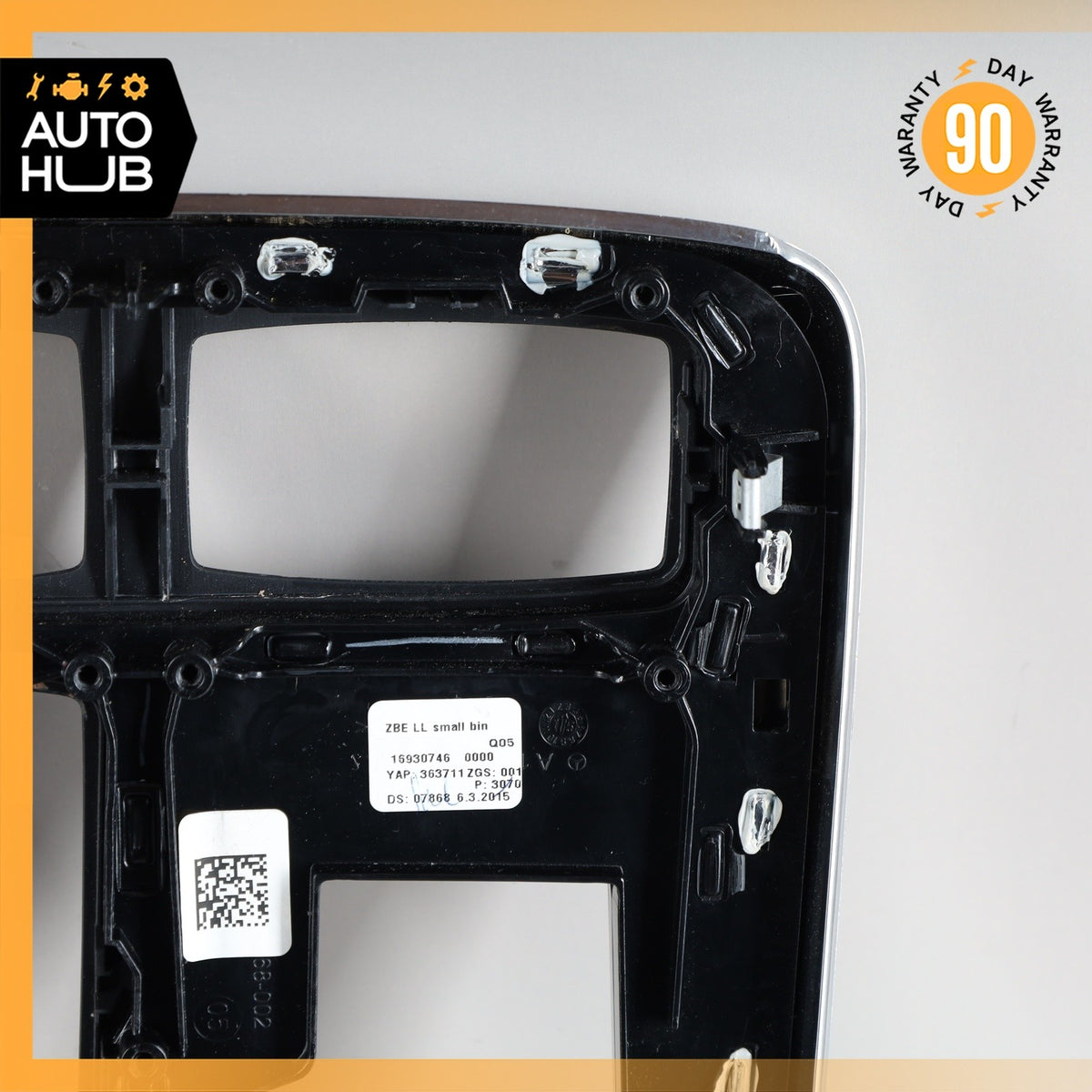 12-19 Mercedes X166 GL350 ML63 AMG GLS550 Center Console Bezel Trim Black OEM - photo 13