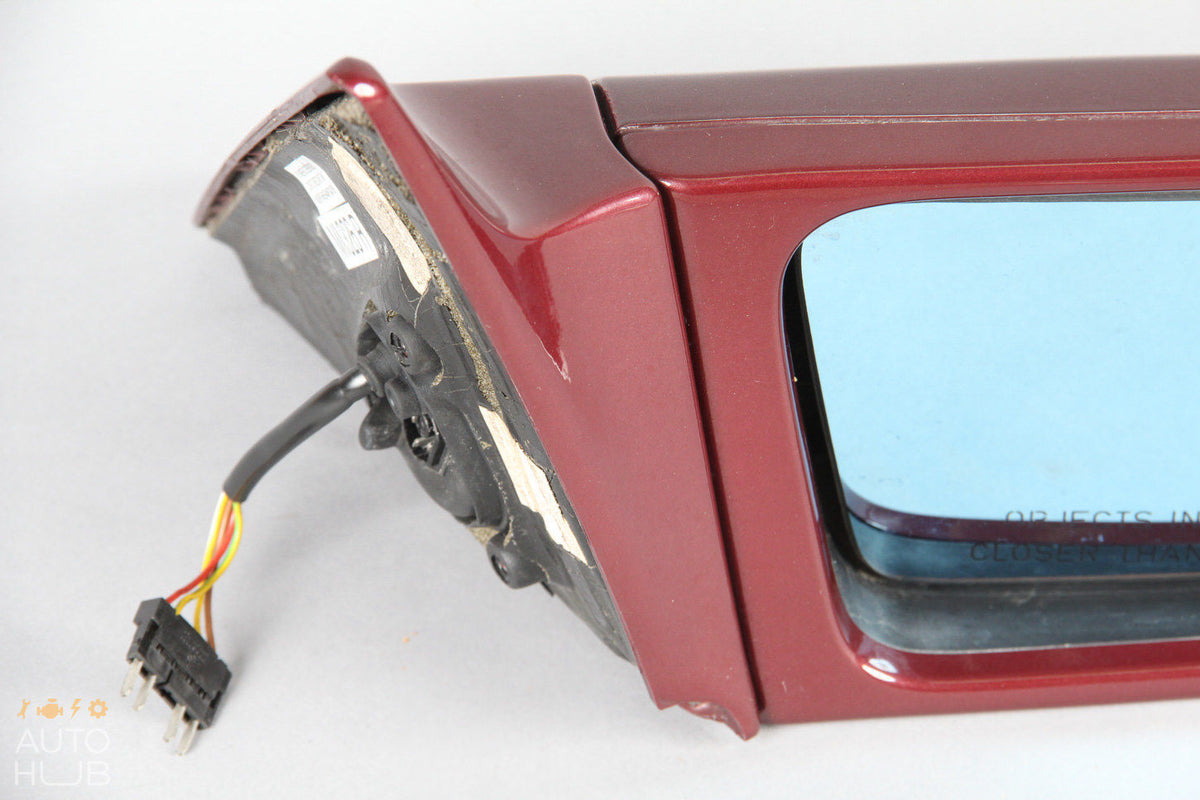 90-96 Mercedes R129 SL320 500SL 600SL Side View Door Mirror Right Passenger Red - photo 3