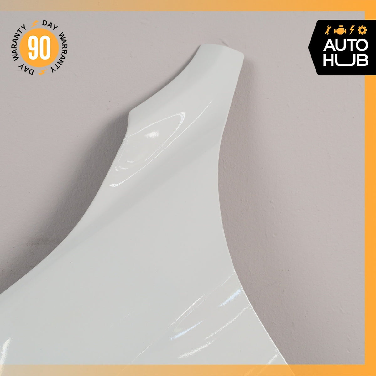 13-15 BMW E84 X1 Left Driver Side Fender Assembly White OEM - photo 5