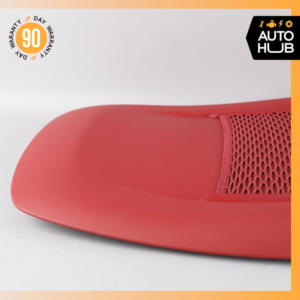 17-24 Maserati Levante M161 Sport Back Panel Seat Cover Front Left Side Red OEM - photo 8