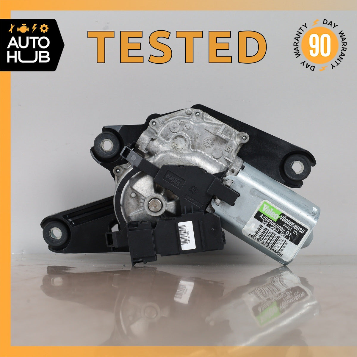 10-15 Mercedes X204 GLK250 GLK350 Rear Glass Windshield Wiper Motor OEM - photo 1