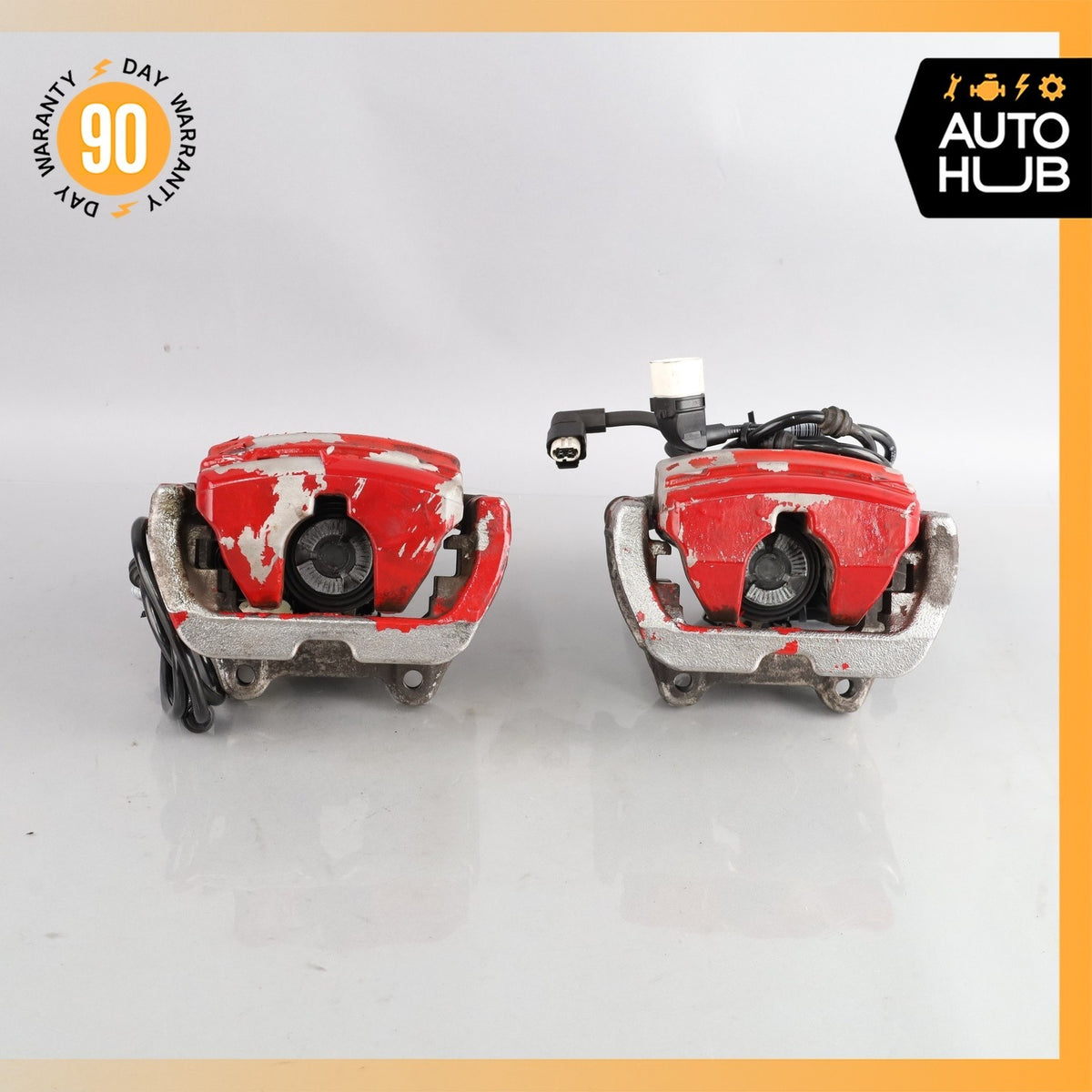 17-23 Mercedes W213 E43 CLS53 AMG Rear Brake Caliper Calipers Set w/Actuator OEM - photo 4