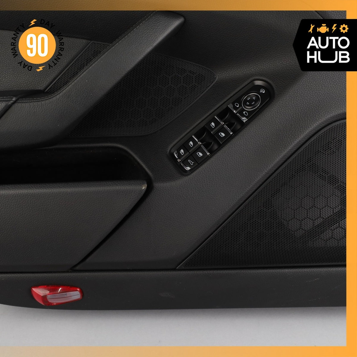 10-16 Porsche Panamera 970 Front Left Interior Door Panel Black OEM - photo 5