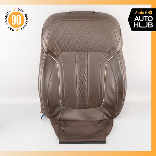 16-22 BMW G12 740i 750Li Front Left Side Seat Upper Cushion Nappa OEM - photo 1
