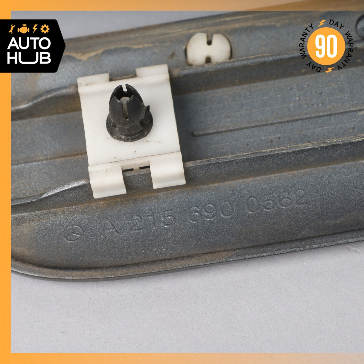 00-06 Mercedes W215 CL600 CL500 Quarter Panel Moulding Trim Rear Left Grey OEM - photo 11