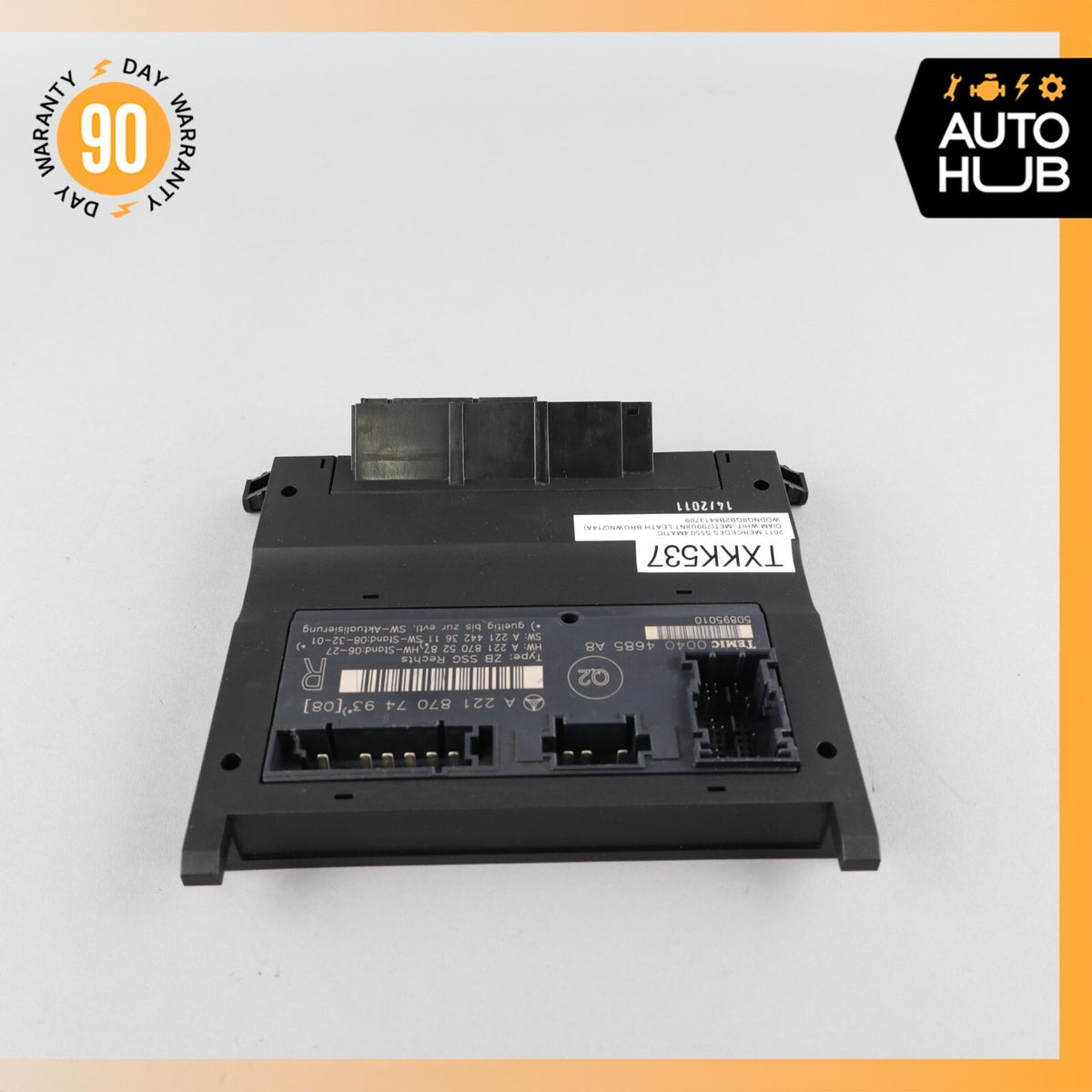07-13 Mercedes W221 S550 S63 AMG Front Right Side Under Seat Control Unit OEM - photo 3