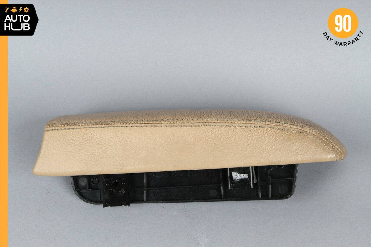 03-06 Mercedes W220 S430 S500 Front Right Center Console Armrest Arm Rest Beige - photo 5