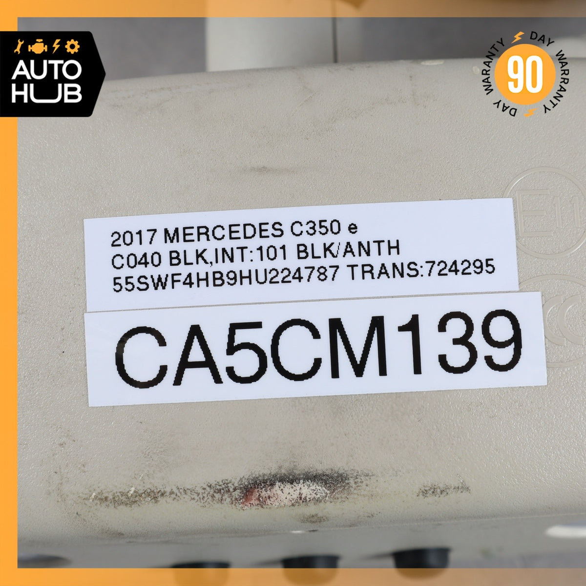 14-19 Mercedes W205 C350e GLC300 S550 Interior Rear View Mirror OEM - photo 16