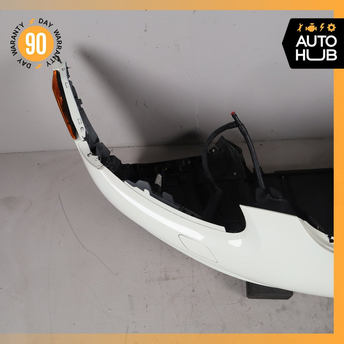 11-14 Porsche Cayenne 958 Front Bumper Cover Assembly White OEM - photo 8