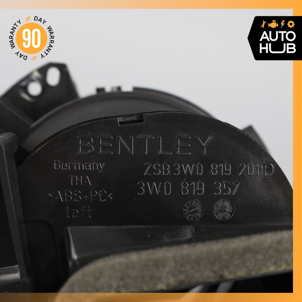 03-12 Bentley Continental GT Dash AC A/C Air Vent Grill Left Side OEM - photo 7