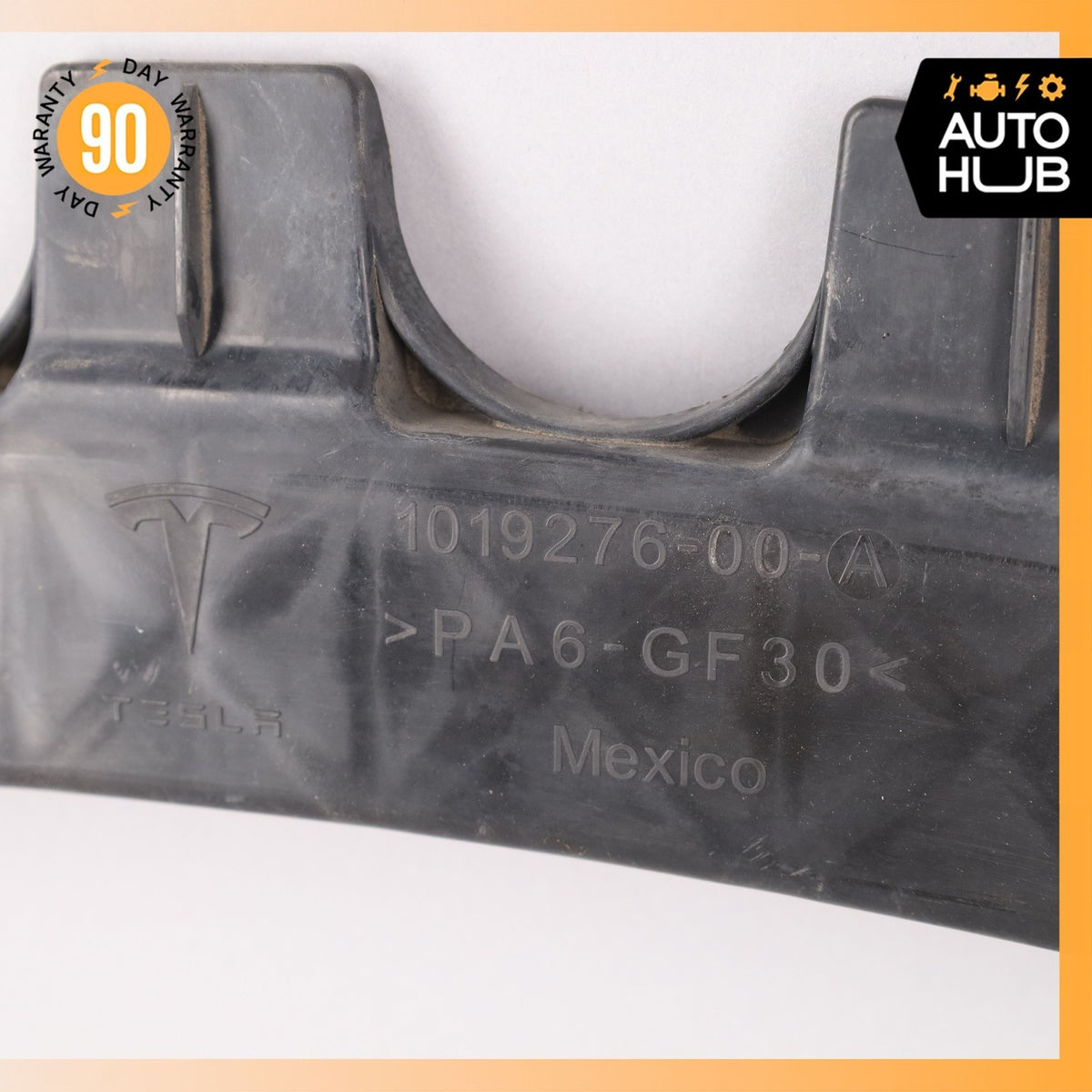 12-15 Tesla Model S Front Lower Reinforcement Ankle Catcher Bar OEM 63k - photo 5