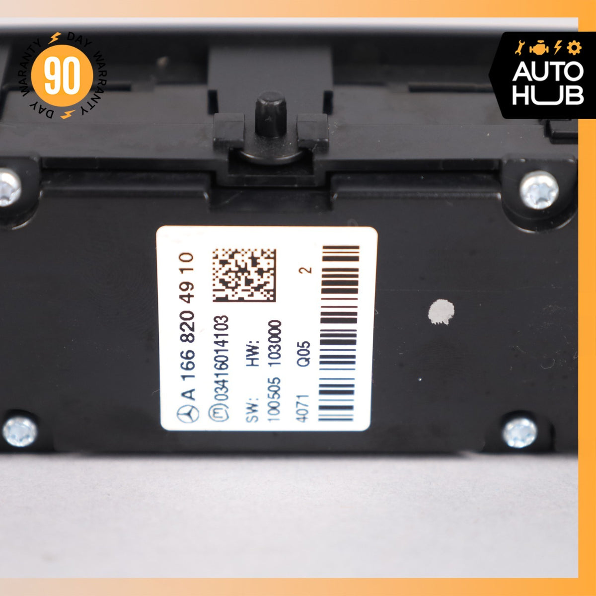 12-16 Mercedes X166 GL550 Center Dashboard Hazard Control Switch OEM - photo 14