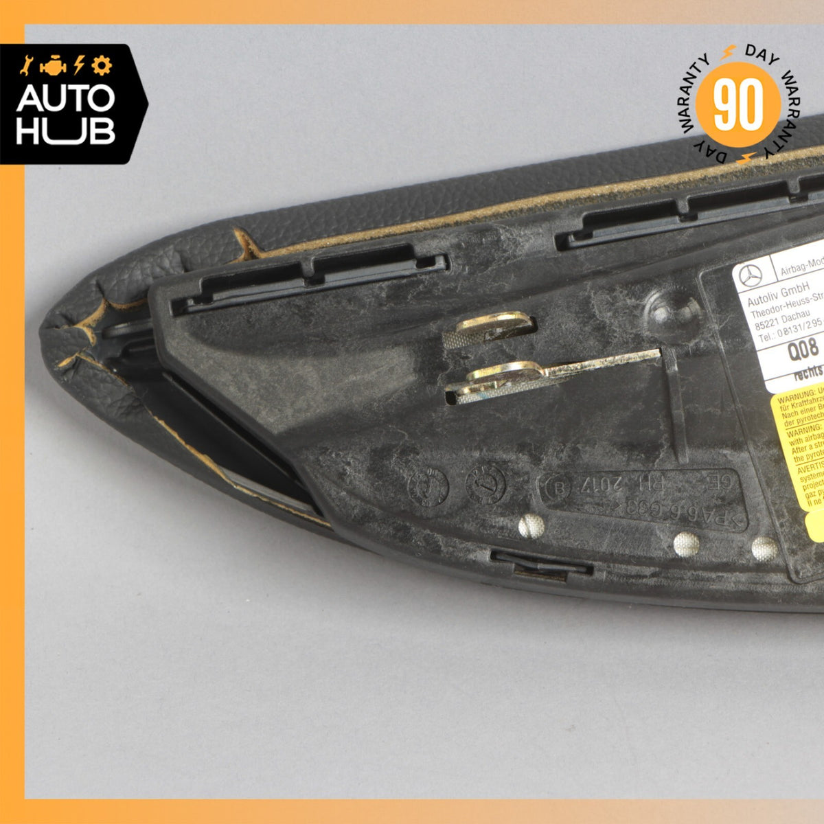 03-06 Mercedes W211 E55 E500 E320 Side Seat Airbag Air Bag Front Right Black OEM - photo 8