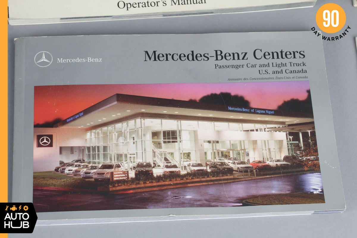 2002 Mercede-Benz W163 ML500 Operator's Owner's Manual OEM - photo 6