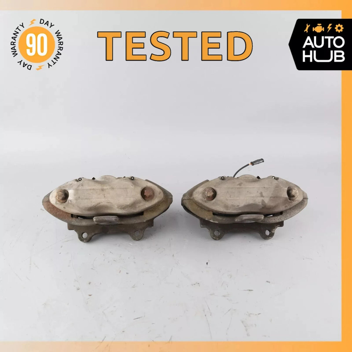 Mercedes W221 S550 CL550 4Matic Front Left & Right Brake Caliper Calipers Set - photo 1