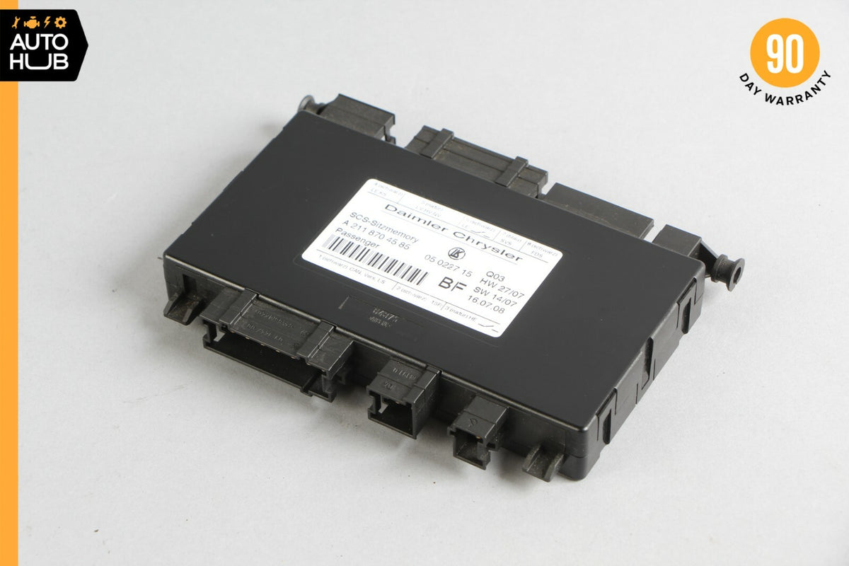 03-12 Mercedes W211 E63 CLS550 Front Right Seat Control Module 2118704585 OEM - photo 1