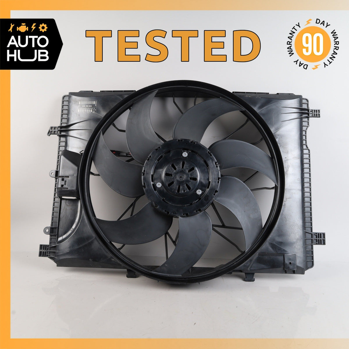 08-20 Mercedes X204 GLK350 C350 Engine Radiator Cooling Fan Motor Assembly OEM - photo 1