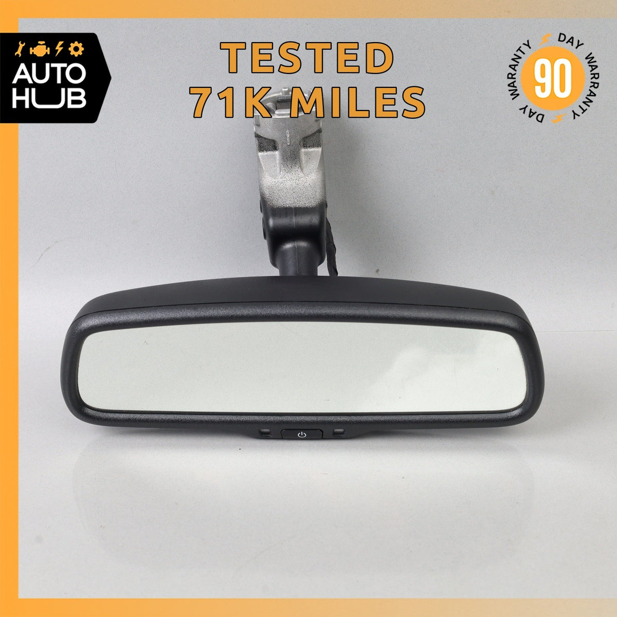 17-23 Alfa Romeo 949 Stelvio Interior Rear View Mirror Black OEM 71k - photo 1