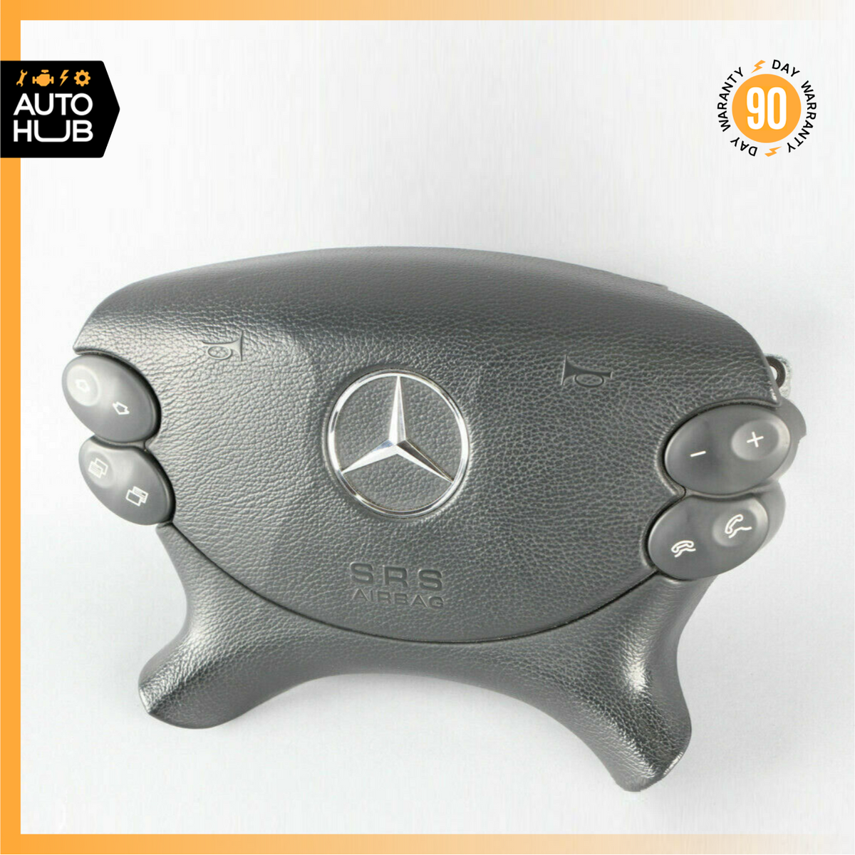Mercedes R230 CLK500 E350 SL500 Steering Wheel Airbag Air Bag Black OEM - photo 1