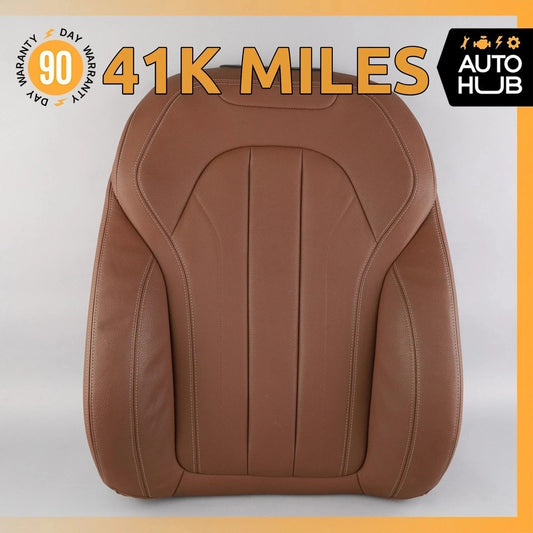 14-19 BMW F15 X5 X6 Front Right Side Top Upper Seat Cushion Brown OEM - photo 1