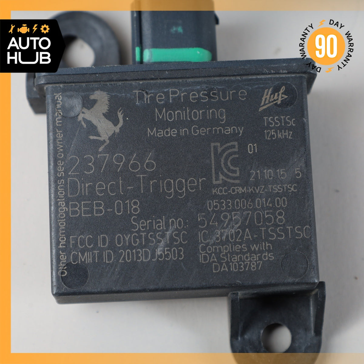 08-19 Maserati GranTurismo S M145 Tire Pressure Monitoring System TPMS Receiver - photo 7