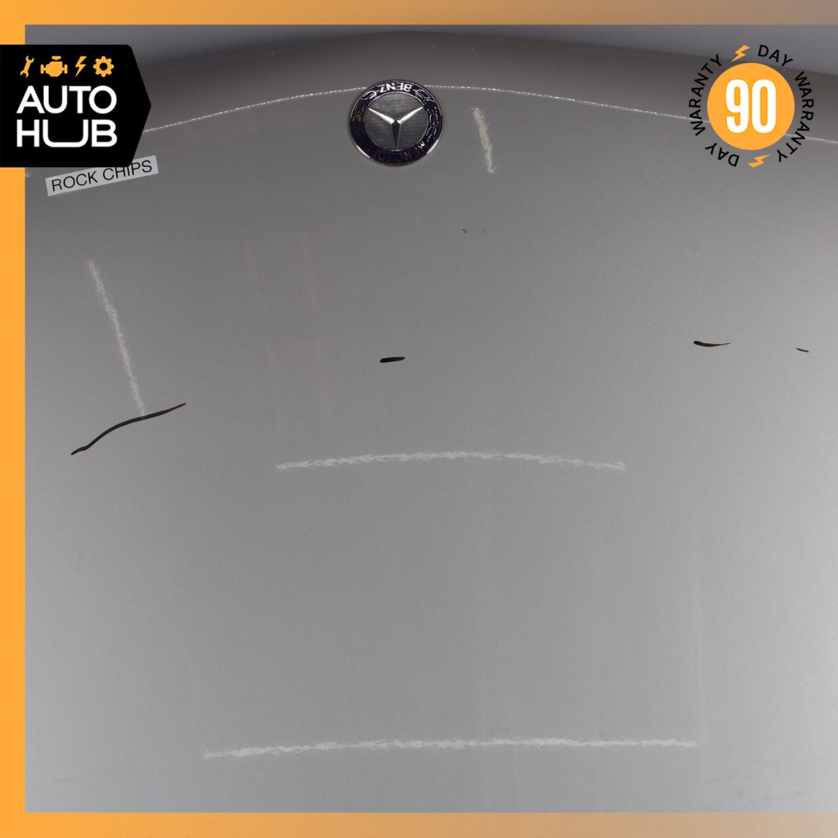 03-08 Mercedes R230 SL500 SL550 SL55 AMG Hood Cover Panel Assembly OEM 86k - photo 9