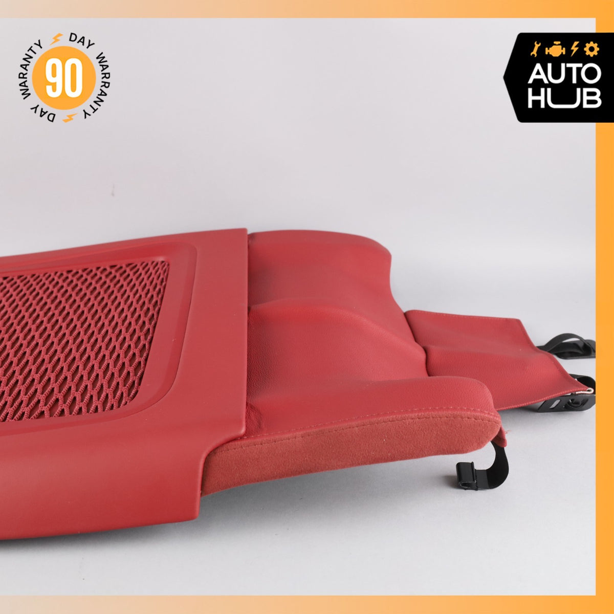 17-24 Maserati Levante M161 Sport Back Panel Seat Cover Front Left Side Red OEM - photo 9