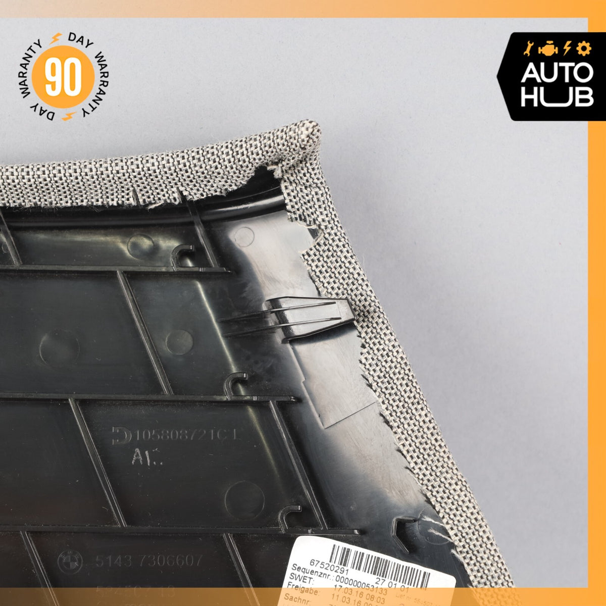 BMW i3 I01 Rear Left Side Interior Door Cover Panel Trim OEM - photo 8