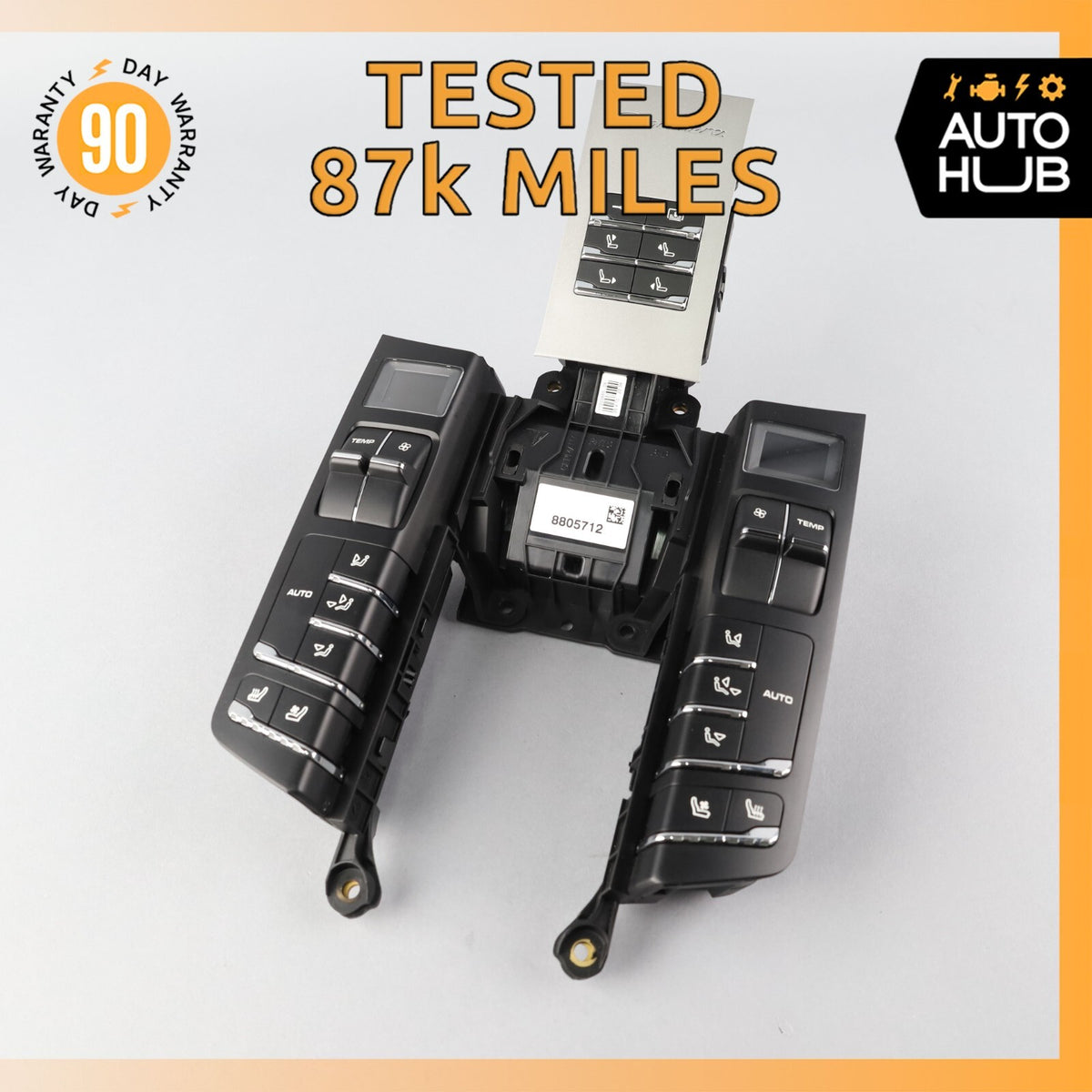 10-13 Porsche Panamera Turbo 970 Rear Temperature Controller OEM 87k - photo 1