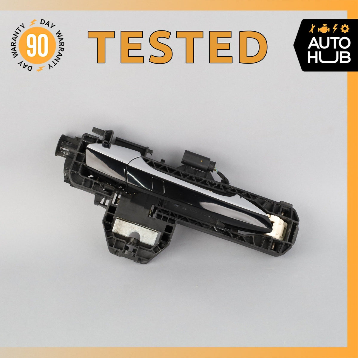 10-17 Mercedes W207 E550 Right Side Exterior Door Handle Keyless Go Black OEM - photo 1