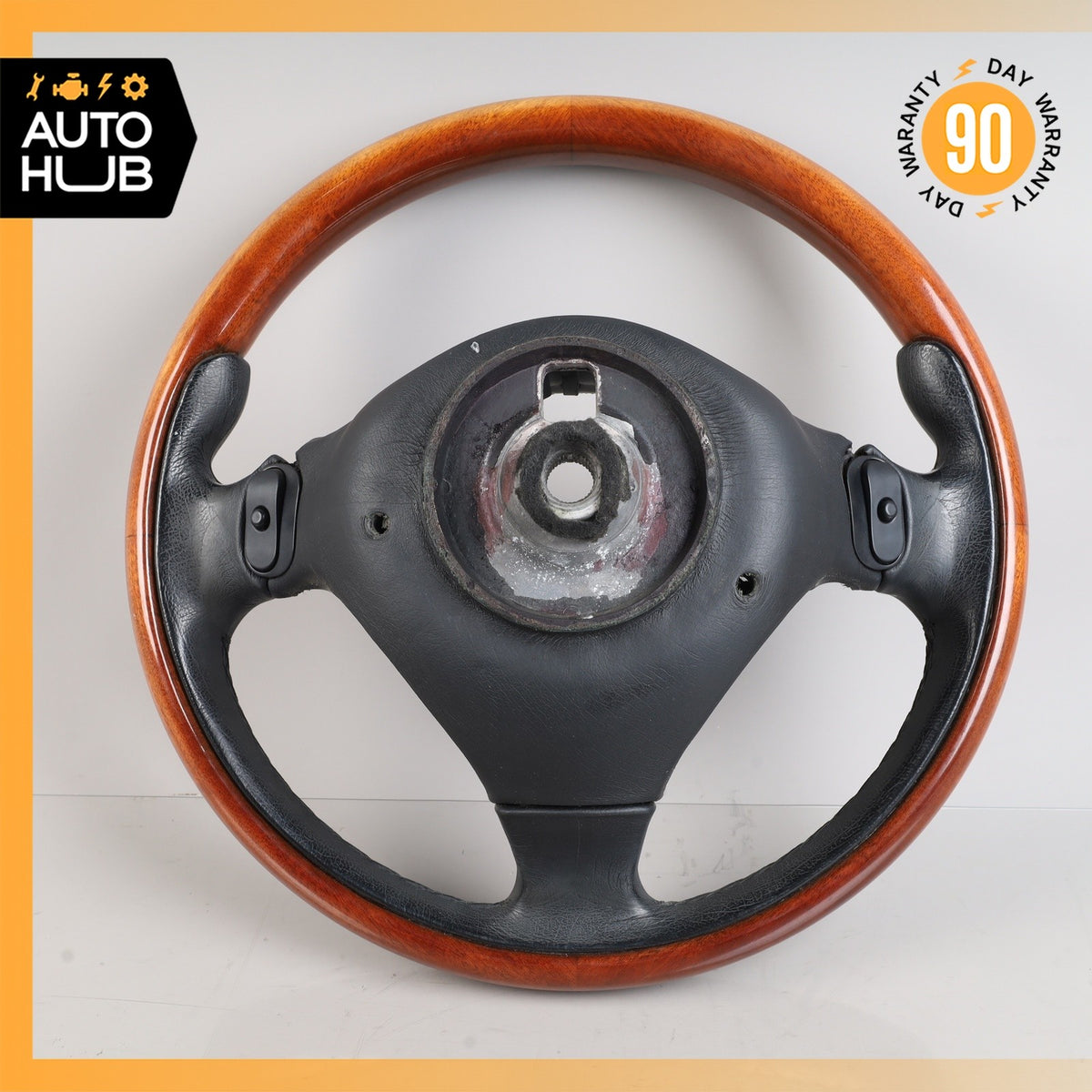 03-13 Maserati Quattroporte M139 Steering Wheel Mahogany Wood Black OEM 84k - photo 11