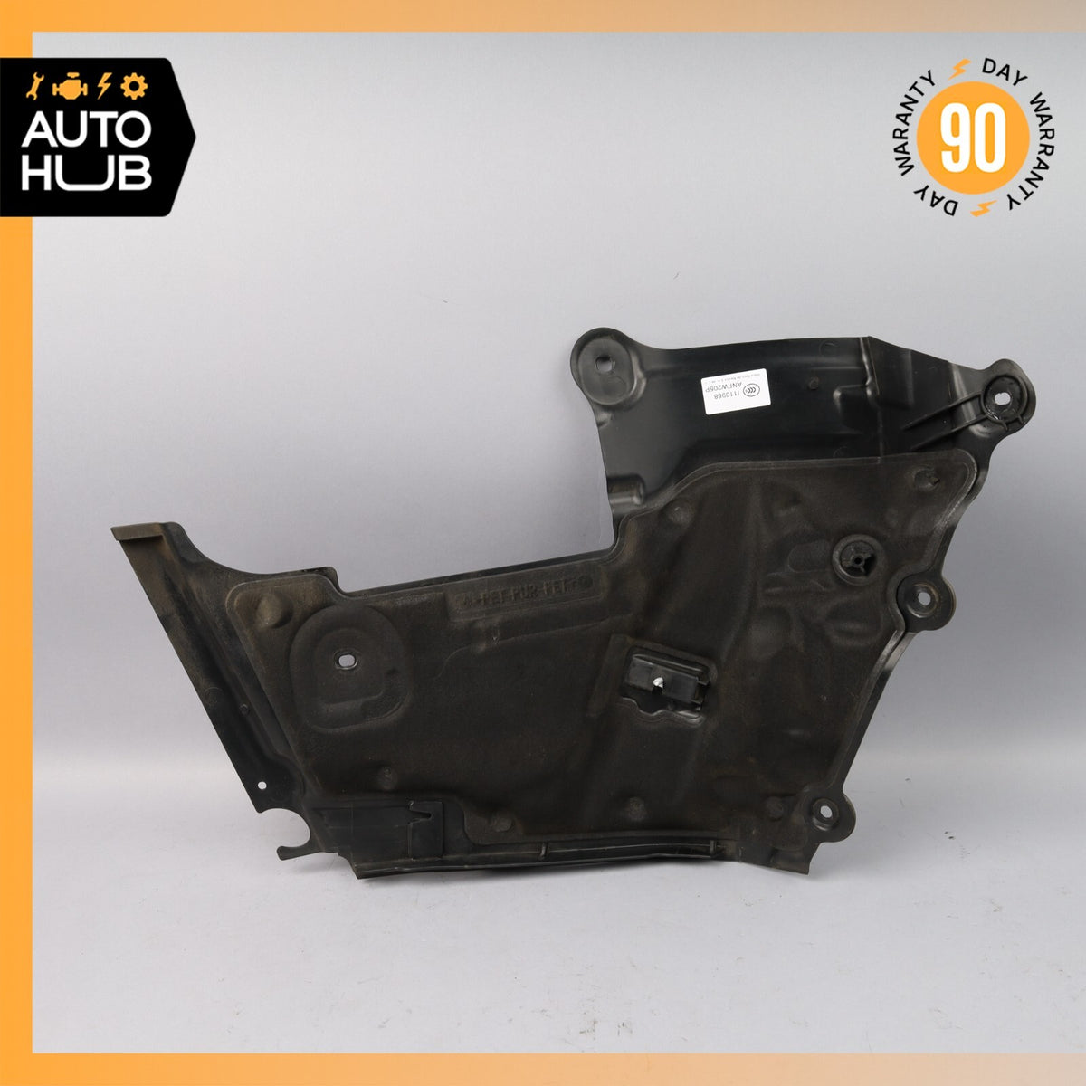 15-20 Mercedes W205 C300 M274 Front Left Side Engine Partition Shield OEM 41k - photo 7