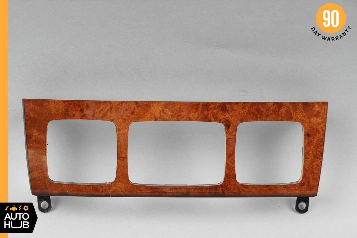 00-06 Mercedes W220 S55 AMG S600 CL500 A/C Heater Climate Control Wood Trim OEM - photo 1