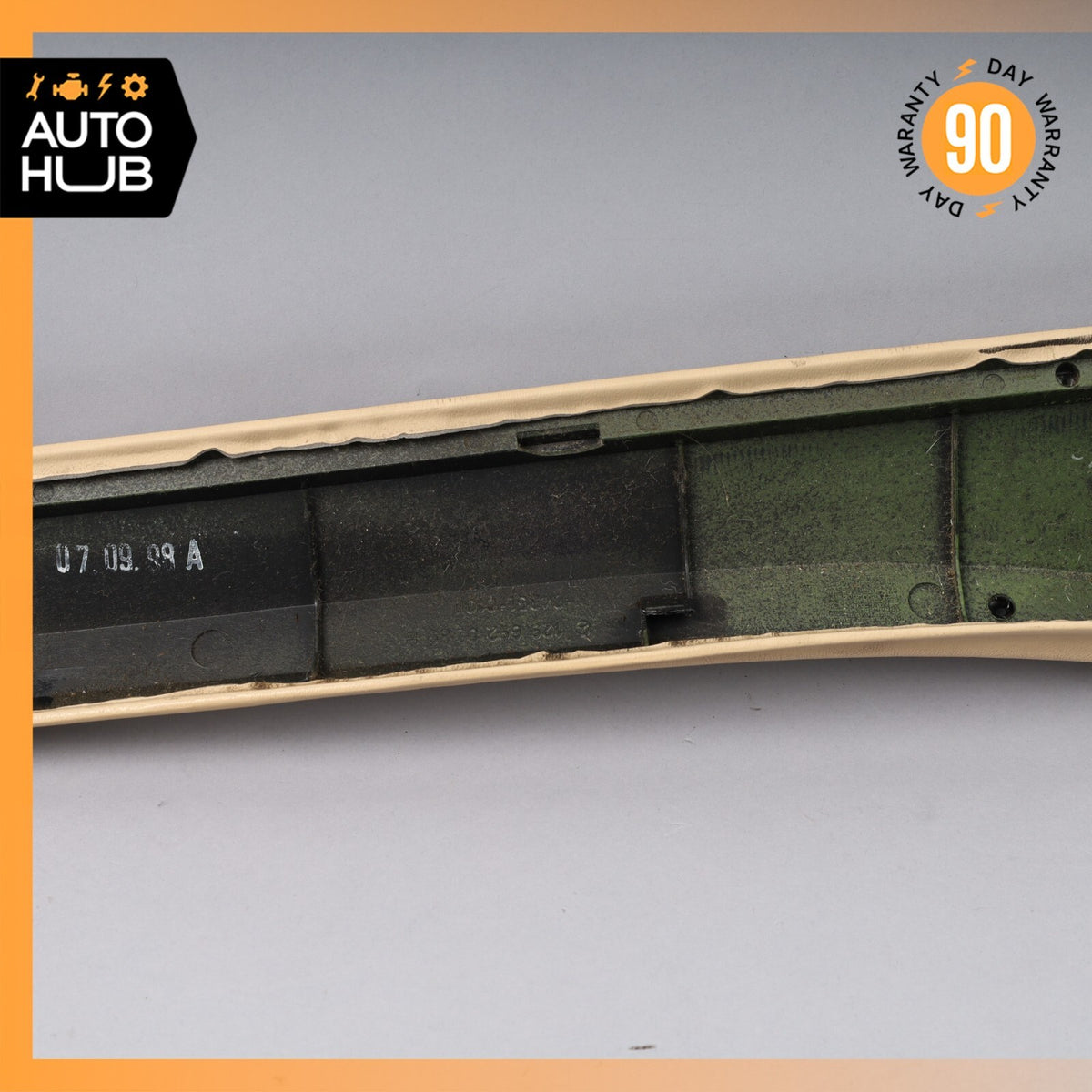 90-02 Mercedes R129 SL500 300SL A Pillar Trim Cover Right Passenger Java OEM - photo 9