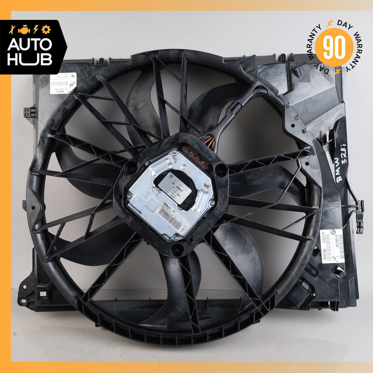 07-13 BMW E90 328i 128i 3.0L N51 Radiator Cooling Fan Motor OEM - photo 12