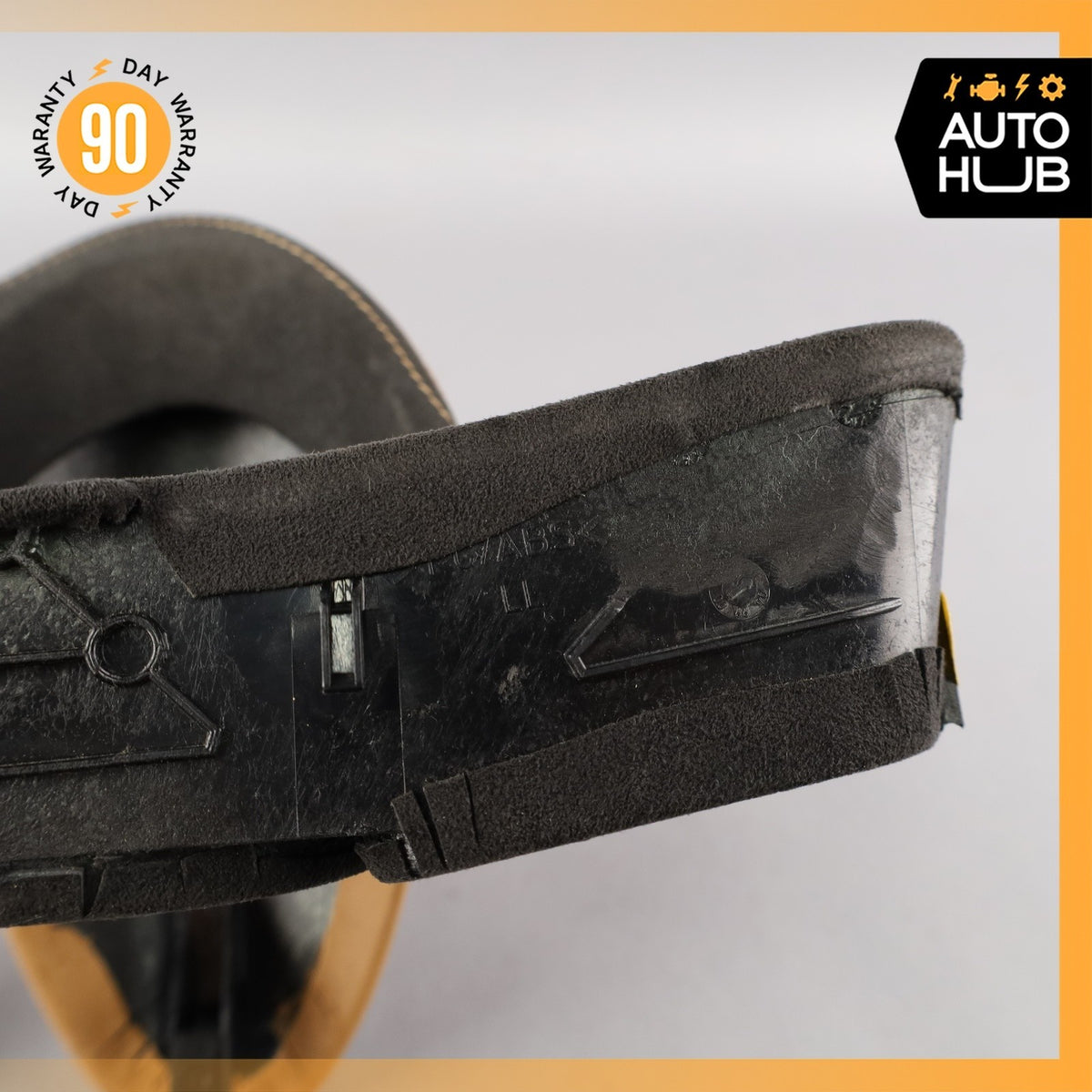 03-06 Mercedes R230 SL500 Instrument Cluster Speedometer Trim Suede Designo OEM - photo 12
