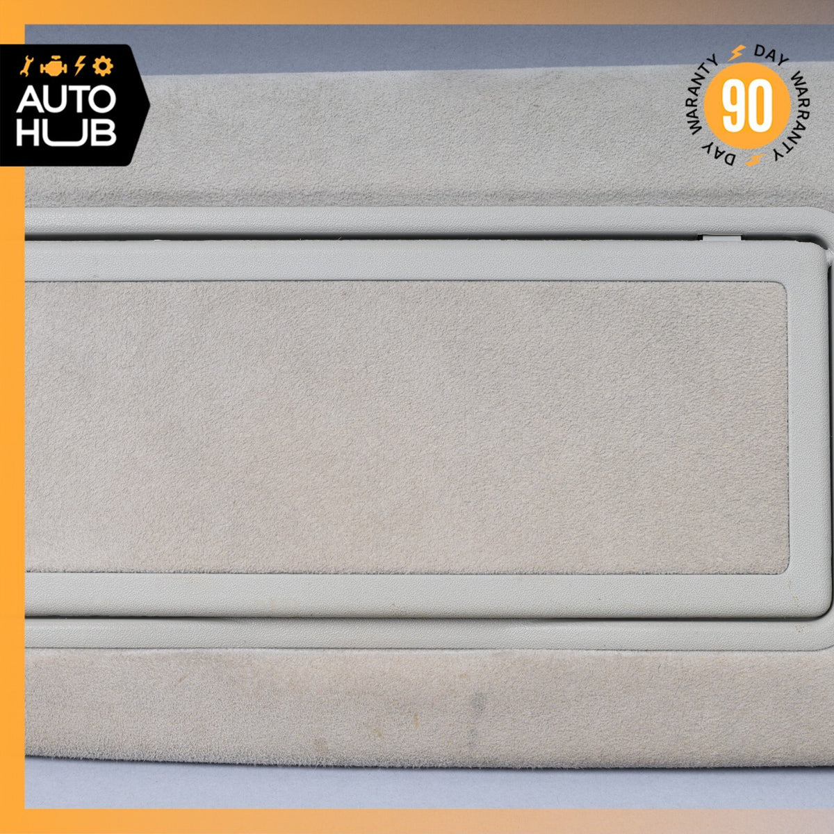 Mercedes W221 S600 CL550 S63 Left Side Sun Visor Shade Sunvisor Gray Suede OEM - photo 3