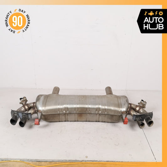 16-19 BMW G12 750Li N63 4.4L Dual Exhaust Muffler Tips Assembly w/ Valves OEM - photo 1