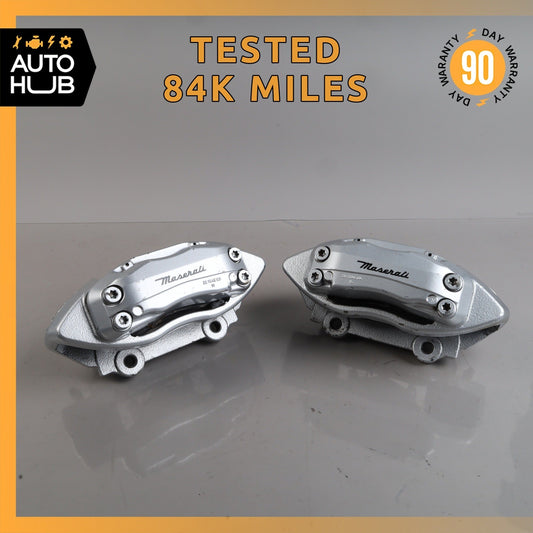 04-17 Maserati Quattroporte M139 M145 Front Brake Calipers Set 82337004 OEM 84k - photo 1