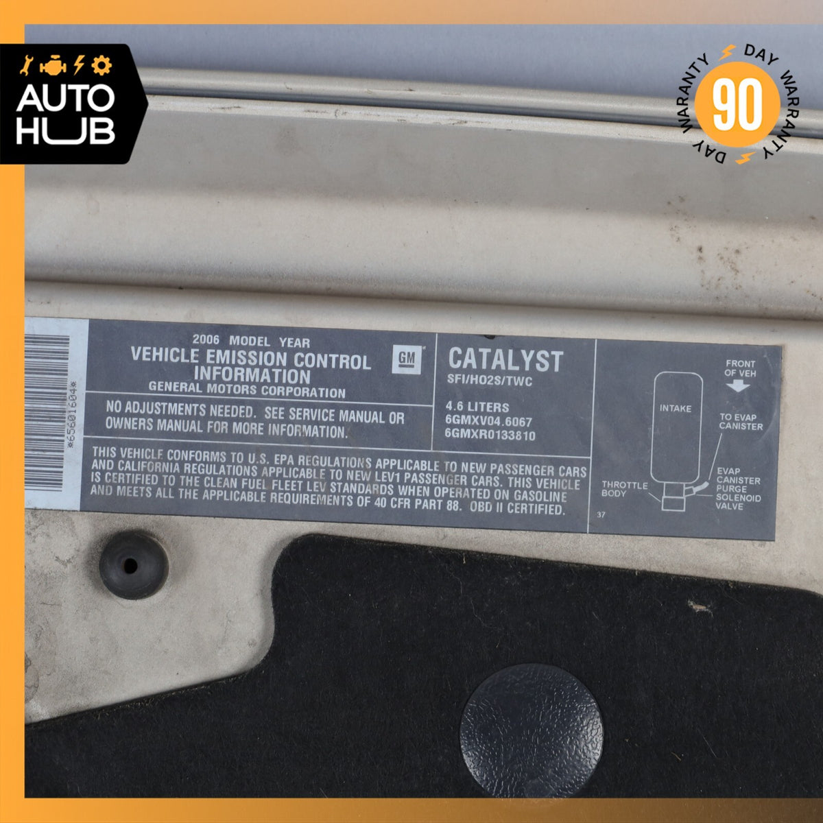 04-08 Cadillac XLR Hood Cover Panel Assembly Gold Mist Metallic OEM - photo 22