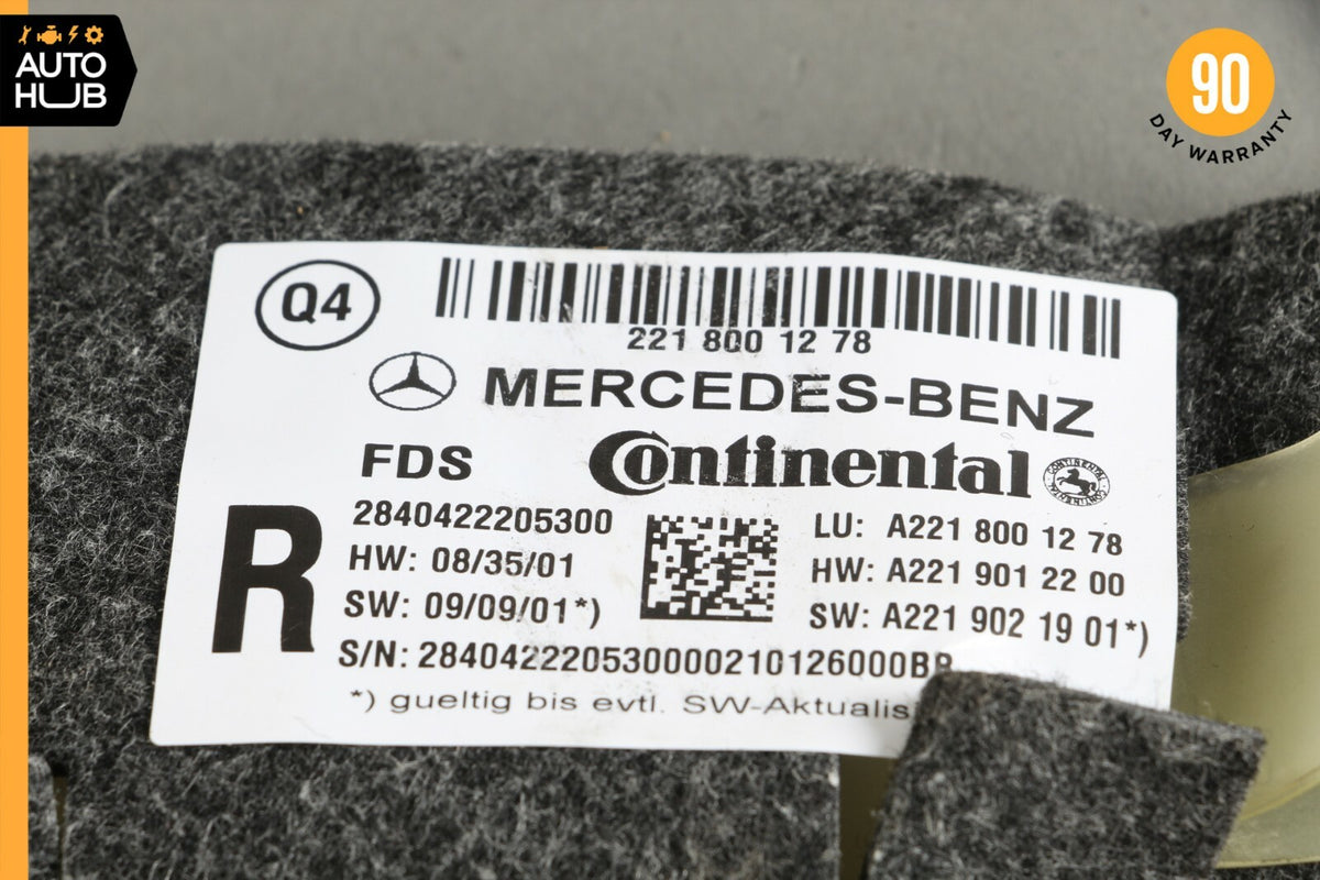10-13 Mercedes W221 S550 S400 Front Right Top Upper Seat Bladder Bolster OEM - photo 11