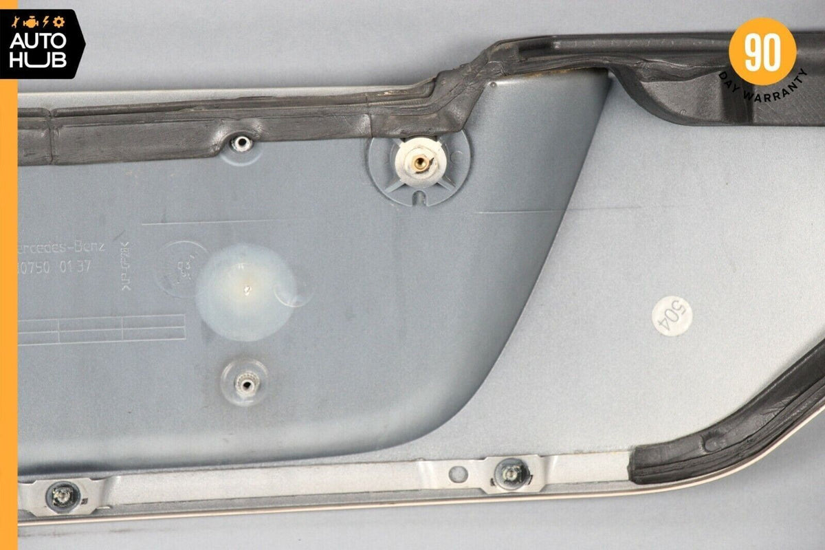 03-12 Mercedes R230 SL500 SL550 SL55 AMG Trunk Lid License Plate Holder OEM - photo 9