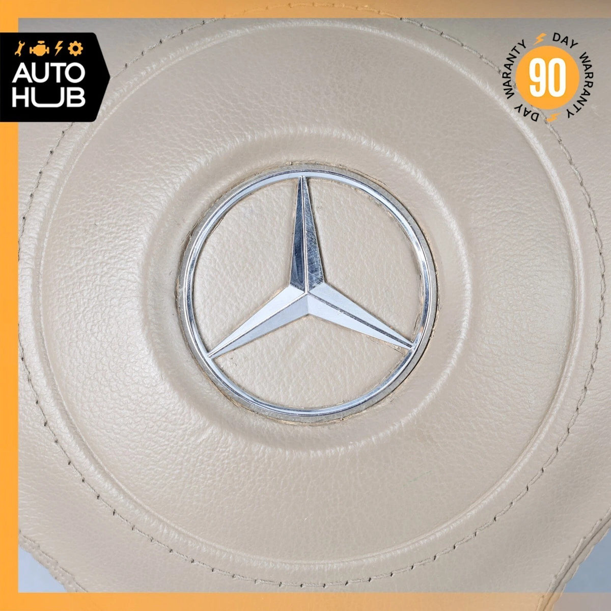 09-11 Mercedes W219 CLS550 CLS63 AMG Steering Wheel Airbag Air Bag Beige OEM - photo 6