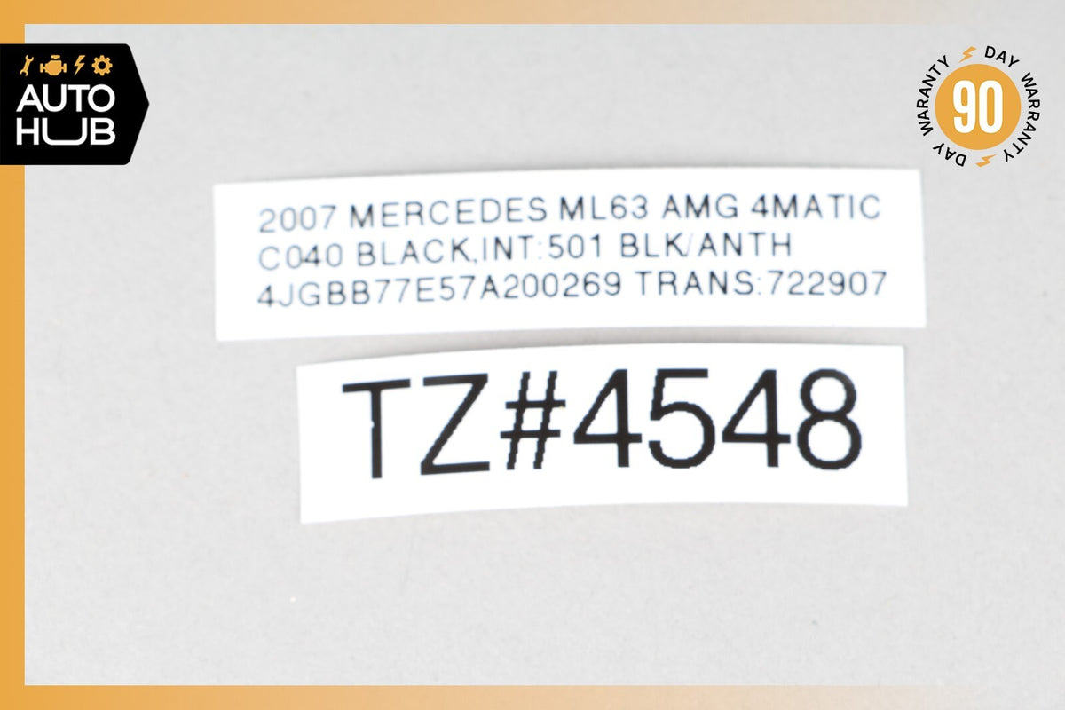 06-11 Mercedes W164 ML63 AMG ML320 Trunk Lid Hatch Latch Handle Molding Trim OEM - photo 12